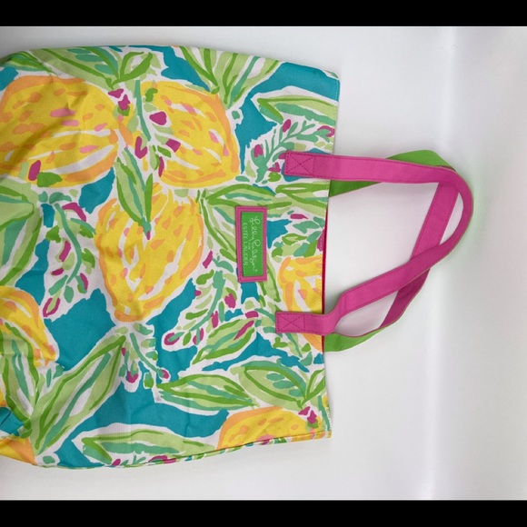 Lily Pulitzer Floral Cloth Lined Tote - Picture 3 of 6
